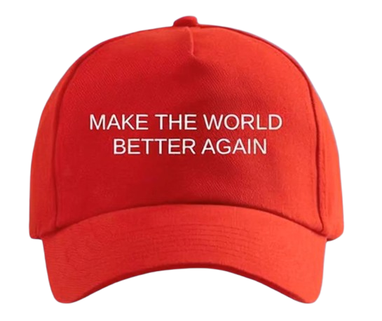 Red hat with text
